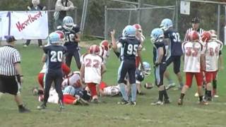 Freedom at Central Valley BCYFL Midget Football Highlights [upl. by Claudian894]