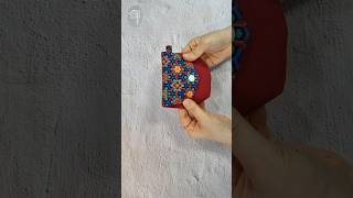 Quick and Easy sewing tips card holder amp coin purse diy sewing sewingtutorial cardholder [upl. by Ecinad]