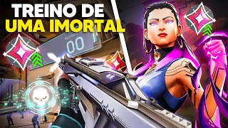 UMA GAROTA NO IMORTAL  TREINO DE MIRA [upl. by Retsub5]