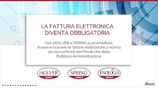 La fattura elettronica con i gestionali Sistemi [upl. by Elberta]