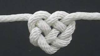 How to Tie the Celtic Heart Knot by TIAT A Knotty Valentine [upl. by Assylla780]