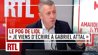 PDG de Lidl France  quotQue les agriculteurs vivent dignement de leur métierquot [upl. by Huan175]