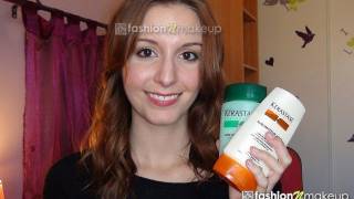 Routine capillaire cheveux secs et abîmés avec Kerastase ● Agathe Diary [upl. by Rusel]