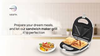 Wipro Vesta BS 301 Detachable sandwich Maker [upl. by Oidualc]