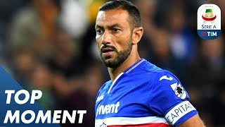 Fabio Quagliarella Scores Insane Backheel Volley  Sampdoria 30 Napoli  Top Moment  Serie A [upl. by Avictor]