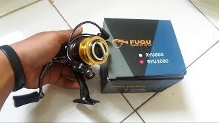 UNBOXING REEL UL FUGU RYU 1000 POWER HANDLE [upl. by Ysnat499]