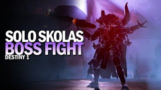 Solo Skolas Boss Fight Destiny 1 [upl. by Adabel573]