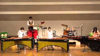 Trépak The Nutcracker  Tchaikovsky for Marimba Trio [upl. by Pachton]