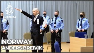 Mass murderer Anders Breivik asks Norway court for parole [upl. by Joappa]