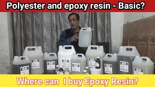 Polyester and epoxy resin  Basic  Where to Buy resin [upl. by Htebsil]