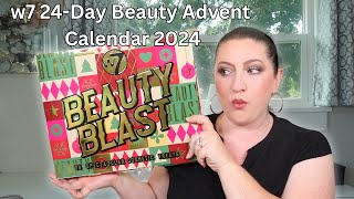 w7 Beauty Blast 24Day Beauty Advent Calendar 2024  2995 [upl. by Lottie848]