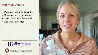 Functional Formularies amp The Bolee Bag for home tube feeding [upl. by Artiek]