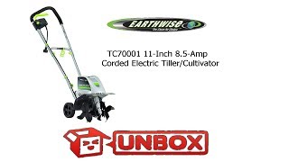 Earthwise TC70001 11Inch 85Amp Electric TillerCultivator Unboxing amp Assembly NotSponsored [upl. by Josh]