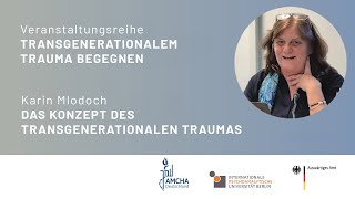 IPU Berlin und AMCHA e V Transgenerationalem Trauma begegnen  Vortrag von Karin Mlodoch [upl. by Maclaine457]