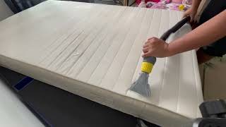 Karcher Puzzi 81  3 Years Hafslo Ikea Mattress Cleaning  ASMR [upl. by Erlina]