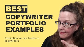 The Best Copywriter Portfolio Examples to Inspire Your Own For Beginning Copywriters [upl. by Jamnis448]