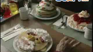 Funny commercials Super Bowl 43 ad Dennys Grand Slam Scafy dot com [upl. by Jermain]