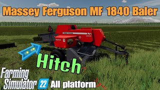 Massey Ferguson MF 1840  FS22 mod for all platforms [upl. by Drofkcor]