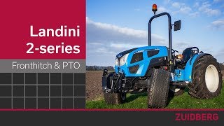 Fronthitch and PTO for LANDINI 2 SERIES  Zuidberg Frontline Systems [upl. by Pamelina]