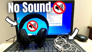 HeadphoneEarphone Connected But No SOUND in Windows 10 [upl. by Ecidnak]