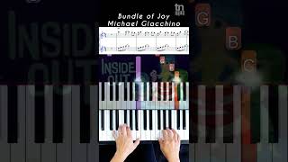 Inside Out Theme Bundle of Joy Piano Tutorial with Sheet Music [upl. by Rexanne]