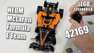 LEGO 42169 Speedbuild  LEGO Technic NEOM McLaren Formula E Team  LEGO 42169 Timelapse  LEGO 2024 [upl. by Adnofal]