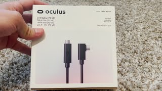 Oculus Link Cable  Unboxing and SETUP in less than 5 minutes [upl. by Esch]