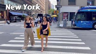 Streets Of New York City 4k Video  NYC Walking Tour [upl. by Adella]