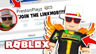 MY ACCOUNT Swapped With PRESTON’S HELP  Linkmon99 ROBLOX [upl. by Navek96]