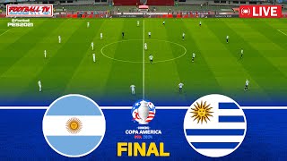 ARGENTINA vs URUGUAY  Copa America 2024 Final  Full Match All Goals  PES Gameplay Video [upl. by Deys]