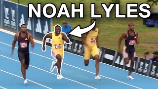 150m Noah Lyles  1441 Atlanta Games [upl. by Tigdirb]