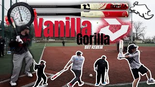 Demarini Vanilla Gorilla Bat Review  RhiNo Nation [upl. by Asilam]