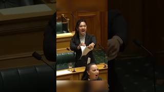 Maori haka in NZ parliament to protest controversial bill youtubeshorts shorts newzealand [upl. by Aleakim]