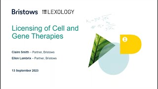 Hot topics in cell and gene therapy licensing agreements [upl. by Tolliver]