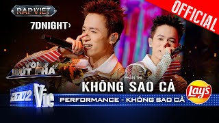 KHÔNG SAO CẢ  7dnight quotkhó chịu vô cùngquot khiến khán giả phải nhún nhảy Rap Việt 2024 Performance [upl. by Enileme]