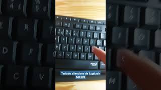 Teclado silencioso da Logitech MK295 logitech teclado [upl. by Neerac328]