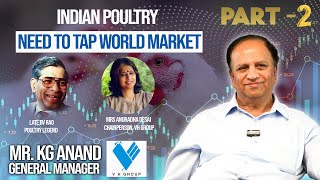 Indian Poultry Needs to Tap the World Market  KG Anand GMVH Group  Hybiz tv [upl. by Nnylsaj]