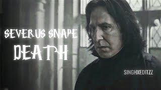 Severus Snape Death  Harry Potter [upl. by Ariaec]