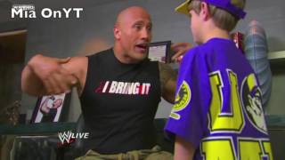 MattyB MattyBRaps as John Cena with Dwayne The Rock Johnson May 2011 [upl. by Eelah922]