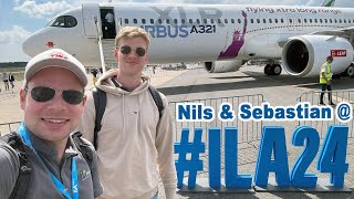 Nils amp Sebastian auf der ILA 2024  TAG 2 ILA24 [upl. by Nannette]