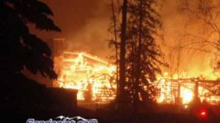 Idaho Club Fire Sandpoint Idaho [upl. by Haerle]