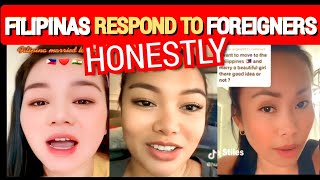 HONEST FILIPINAS RESPOND to MEN ONLINE [upl. by Jermyn]