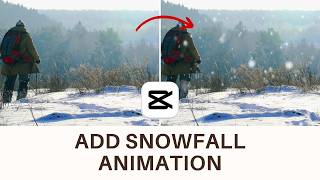 Adding Snowfall Animation in CapCut PC [upl. by Latimer524]