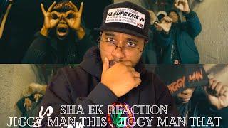 Sha Ek  Jiggy Man This  Jiggy Man That Official Video REACTION  Crooklyn ♿️ [upl. by Rockwood]