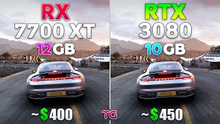 RX 7700 XT vs RTX 3080  Test in 10 Games [upl. by Dawes]