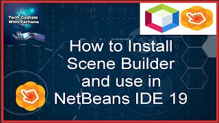 How to install Scene Builder with NetBeans IDE 19  JavaFx 21 connect with Scene Builder FXML [upl. by Xel]