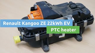 Renault Kangoo ZE 22kWh PTC heater failures [upl. by Gayle]