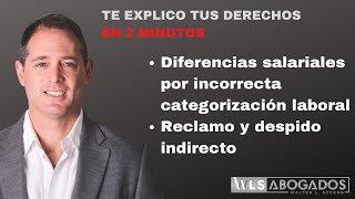 Diferencias salariales por mala categorización en Argentina [upl. by Amilas730]