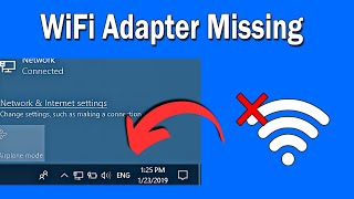 How to Fix Any Wireless Adapter Not Working Problems  Wifi Adapter Not Showing Problem Windows 10 [upl. by Ettesus]