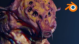 Modeling Creature Blender 42 Timelapse [upl. by Gretchen]